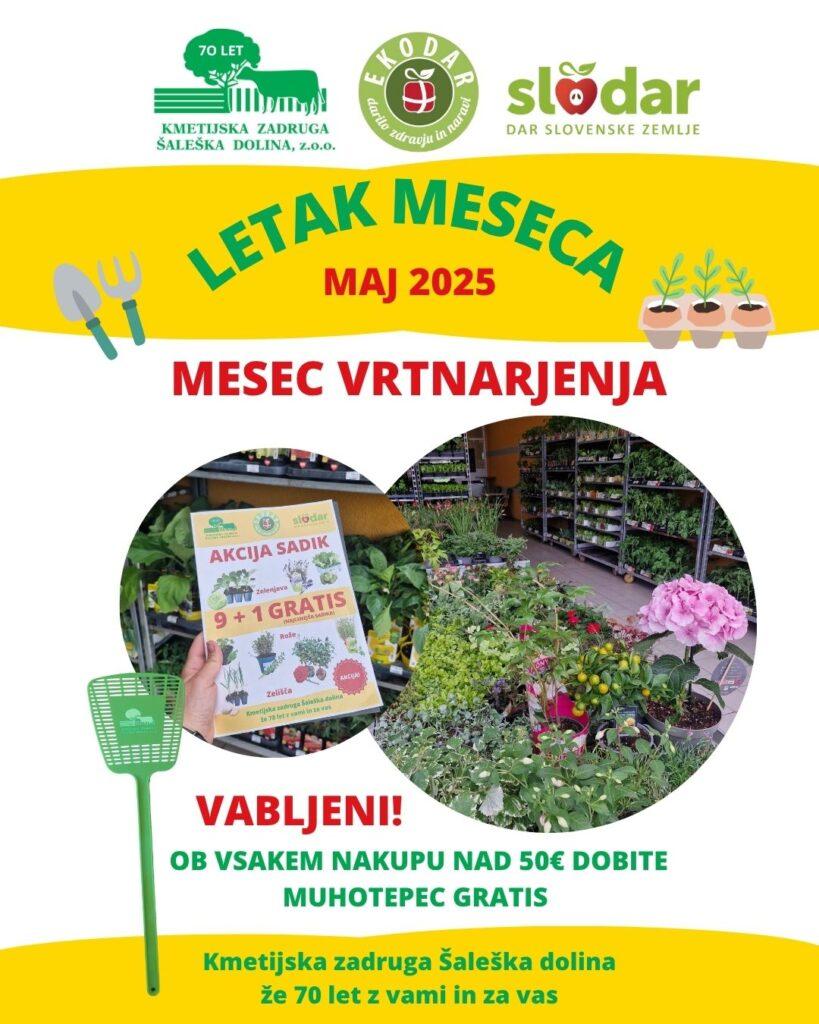 1 letak meseca junija Kmetijska zadruga Šaleška dolina