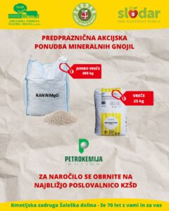 Predpraznična akcija gnojil KAN Ina Kutina - KZ Šaleška dolina