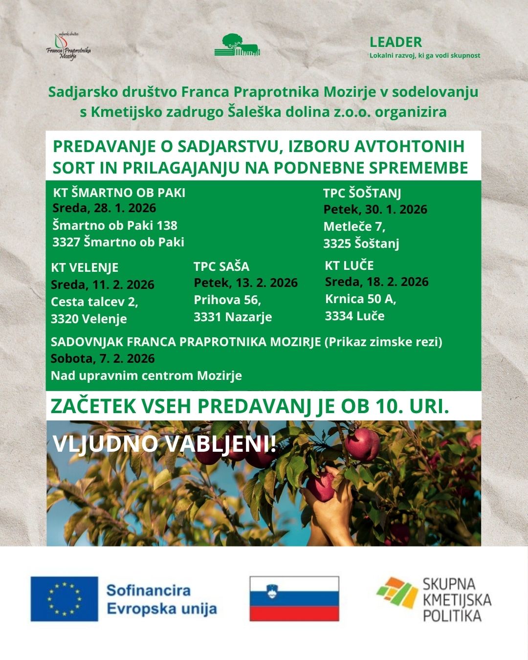 Predavanja o sadjarstvu KZŠD