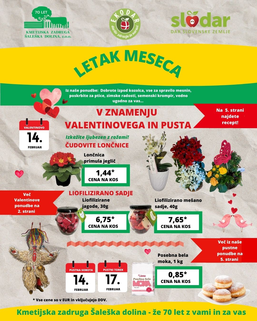 Letak februar 2026 - Kmetijska zadruga Šaleška dolina