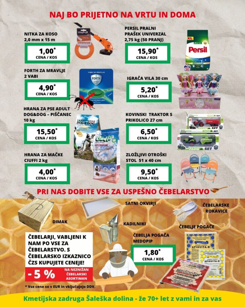 akcijski letak april 2026 Kmetijska zadruga Šaleška dolina 4