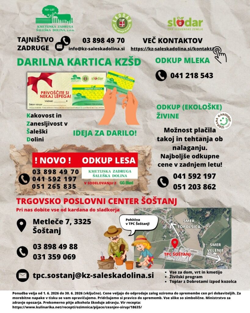 6 Letak meseca junija Kmetijska zadruga Šaleška dolina 2026 8