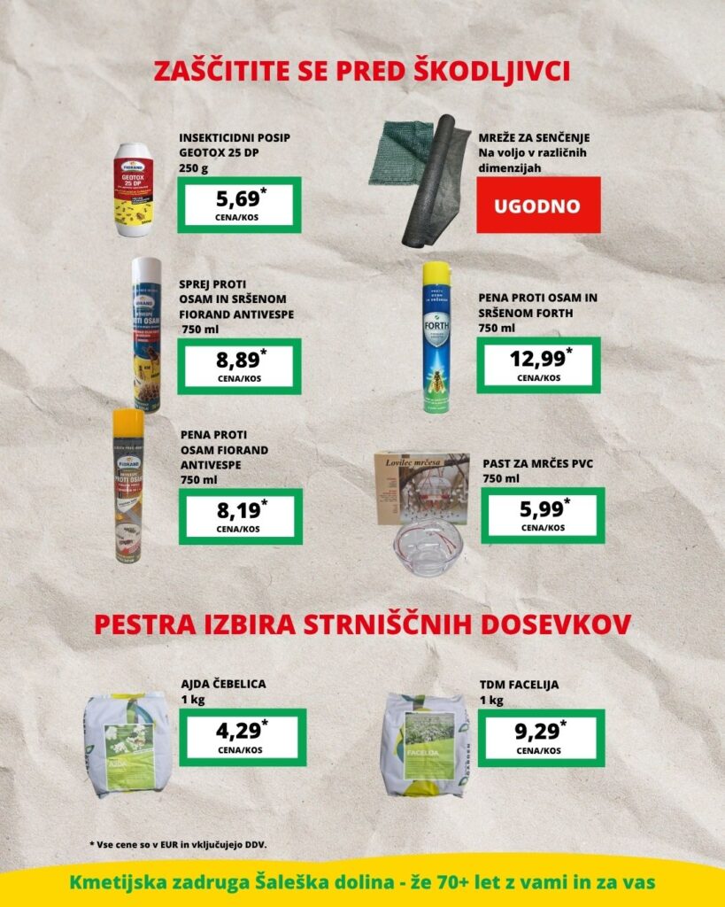 Akcijski letak julij Kmetijska zadruga Šaleška dolina 2 Akcijski letak mesec julij Kmetijska zadruga Šaleška dolina