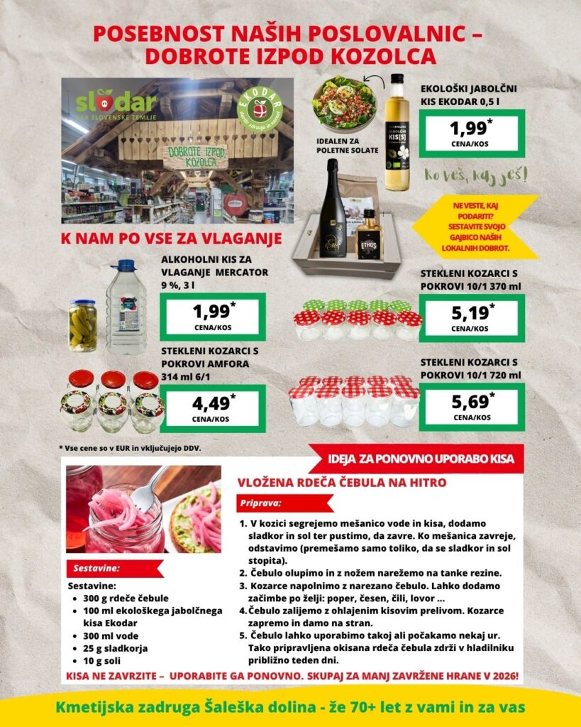 Akcijski letak julij Kmetijska zadruga Šaleška dolina 4 Akcijski letak mesec julij Kmetijska zadruga Šaleška dolina