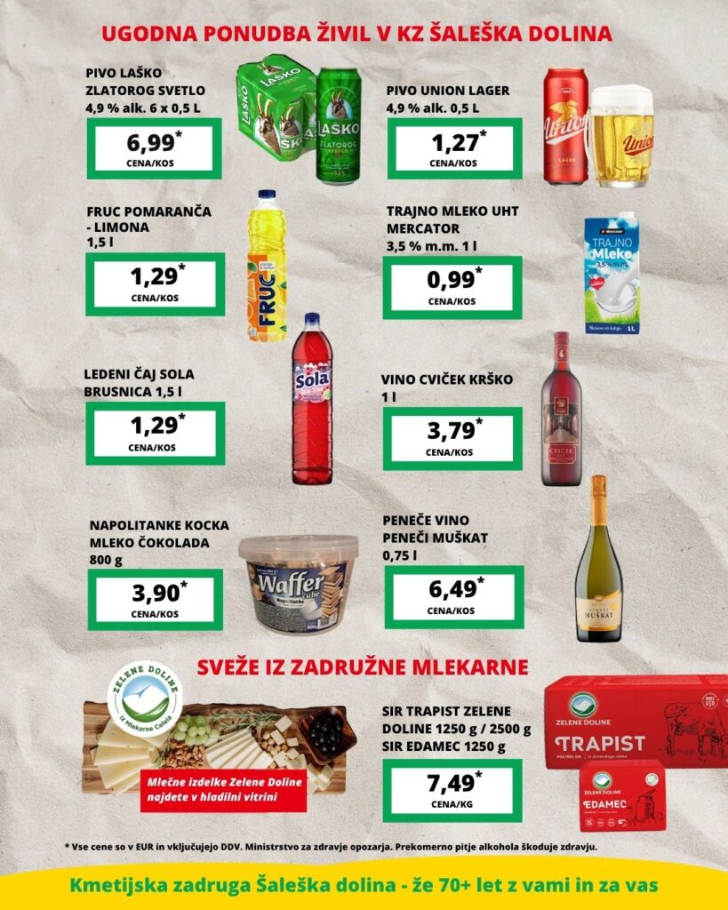 V KZ Šaleška dolina tudi po živil V KZ Šaleška dolina tudi po živil